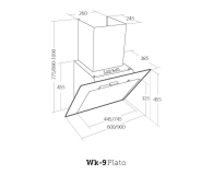 Akpo WK-9 Plato biały 90 inox/szkło - 1434103 - zdjęcie 2